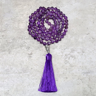 Buddha Gift Tibetan 108 Mala Beads Necklace Yoga Meditation Prayer Beads Necklace