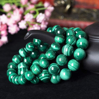 Buddha Gift Natural Malachite Protection Calmness Bracelet