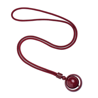 Buddha Gift Cinnabar Om Mani Padme Hum PiXiu Blessing Lucky Bead Necklace Pendant