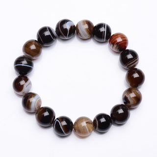 Buddha Gift Tibetan Sardonyx Happiness Positive Bracelet
