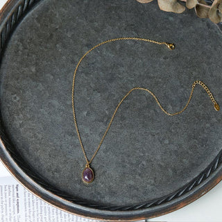 Buddha Gift Natural Green Aventurine Amethyst Rose Quartz Blessing Necklace Pendant