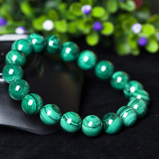 Buddha Gift Natural Malachite Protection Calmness Bracelet