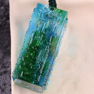 Buddha Gift Feng Shui Handmade Liuli Crystal Art Piece Home Office Decoration