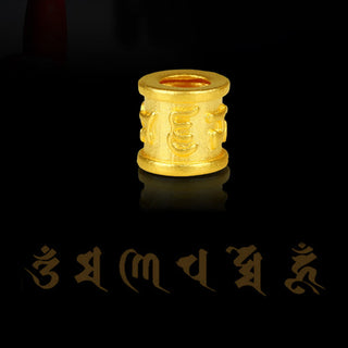 Buddha Gift Tibet 999 Gold Om Mani Padme Hum Handmade Eight Thread Peace Knot Luck Bracelet