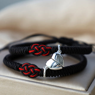 Buddha Gift 2Pcs Tibetan Luck Chinese Knot Protection String Bracelet