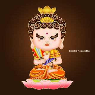 Buddha Gift Chinese Zodiac Natal Buddha Blessing Wealth Fortune Fridge Phone Sticker