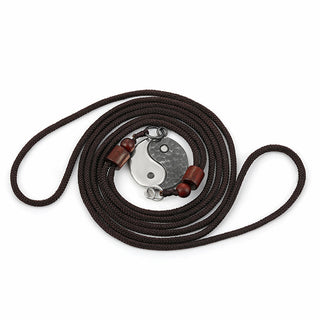 Buddha Gift 990 Sterling Silver Yin Yang Balance Harmony Necklace Pendant