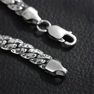 Buddha Gift Simple Dotted Texture Design Copper Luck Buckle Bracelet