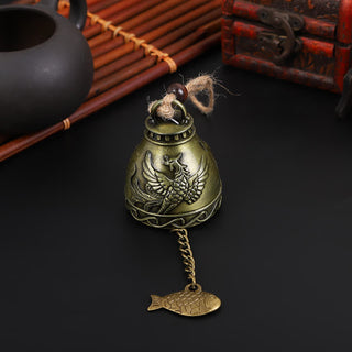 Buddha Gift Feng Shui Buddha Koi Fish Dragon Elephant Wind Chime Bell Luck Wall Hanging Decoration