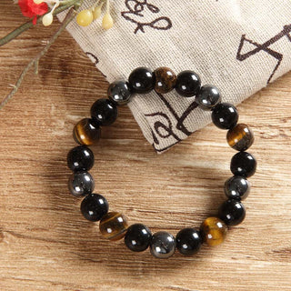 Buddha Gift Tibetan Tiger's Eye Bracelet Necklace Set