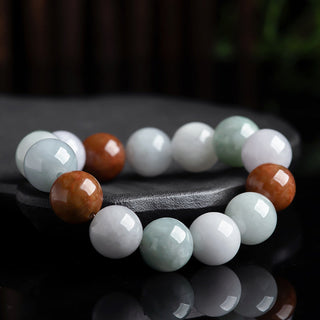 Buddha Gift Natural Jade Healing Protection Bracelet