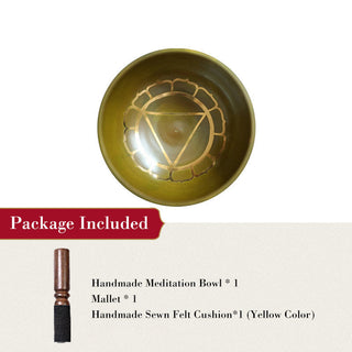 Buddha Gift Tibetan Sound Bowl Handcrafted for Chakra Healing and Mindfulness Meditation Singing Bowl Set