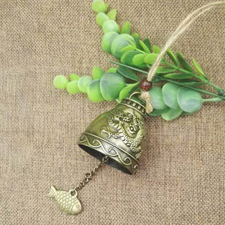 Buddha Gift Feng Shui Buddha Koi Fish Dragon Elephant Wind Chime Bell Luck Wall Hanging Decoration