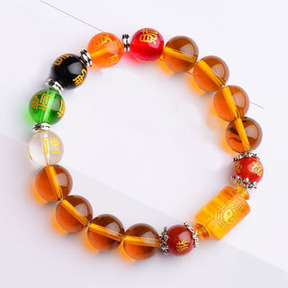 Buddha Gift Natural Citrine Fortune Happiness Bracelet