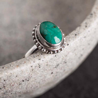 Buddha Gift 925 Sterling Silver Turquoise Wisdom Love Ring