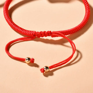 Buddha Gift Ebony Wood Cat Head Pattern Peace King Kong Knot Braided Bracelet