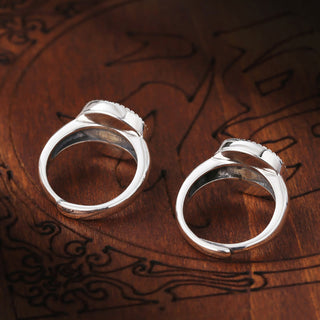 Buddha Gift Tibetan Om Mani Padme Hum Peace Rotatable Ring