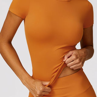 Buddha Gift Women Short Sleeve T-Shirt Top High Waist Leggings Pants For Sports Yoga