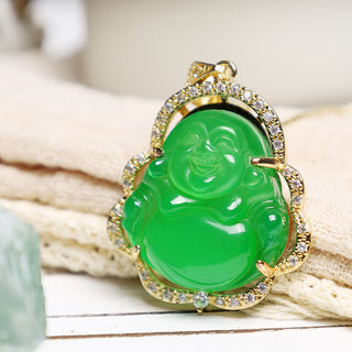 Buddha Gift Good Luck Laughing Buddha Necklace（测试）