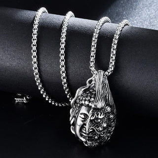 Buddha Gift Half Buddha Half Devil Powerful Necklace