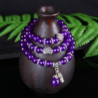 Buddha Gift The Amethyst Pixiu Wealth Bracelet