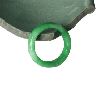 Buddha Gift  Jade Abundance Luck Ring
