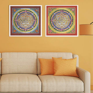 Buddha Gift Tibetan Thangka Painting Blessing Handmade Decoration