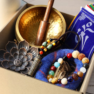 Buddha Gift Tibetan Create a Deeper Spiritual Connection Meditation Gift Bundle