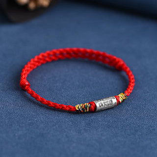 Buddha Gift Handcrafted 925 Sterling Silver Everything Goes Well Design Protection Strength Bracelet Anklet