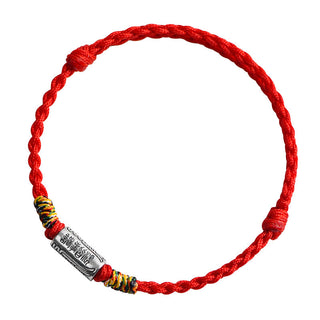 Buddha Gift Handcrafted 925 Sterling Silver Everything Goes Well Design Protection Strength Bracelet Anklet