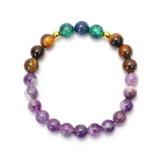 Buddha Gift Tibetan Amethyst Purify Bracelet Mala Set