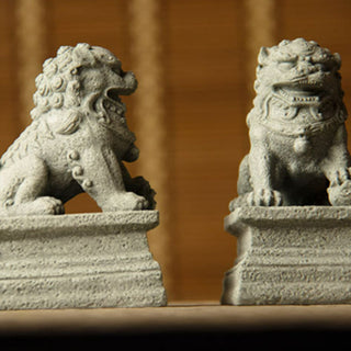 Buddha Gift Lion Fu Foo Dogs Elephant Ward Off Evil Blessing Home Decoration