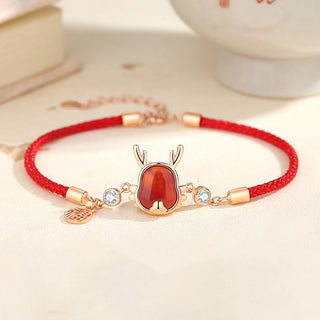 ❗❗❗A Flash Sale- Buddha Gift 925 Sterling Silver Year of the Dragon Natural Red Agate Dragon Attract Fortune Fu Character Strength Bracelet Necklace Pendant Earrings
