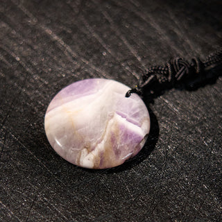 Buddha Gift Various Crystal Amethyst Tiger Eye Green Aventurine Yin Yang Spiritual Necklace Pendant