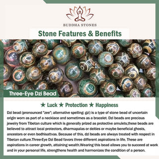 Buddha Gift Natural Tibet 108 Mala Beads Purple Bodhi Seed Three-eyed Dzi Bead Copper Dorje Harmony Bracelet