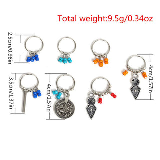 Buddha Gift Antique Leaf Coins Beads Barrette Hair Pins Decoration