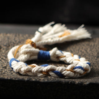 Buddha Gift Tibet Zakiram Goddess of Wealth Thangka Handmade Luck Bracelet