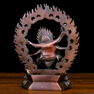 Buddha Gift Tibet Mahakala Bodhisattva Figurine Compassion Copper Statue Decoration