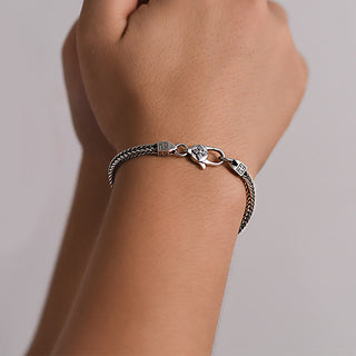 Buddha Gift Tibetan Double Dorje Vajra Swastika Spiritual Power Chain Bracelet