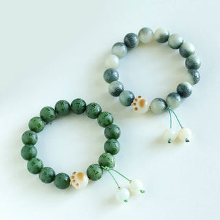 Buddha Gift Bodhi Seed Om Mani Padme Hum Carved Harmony Bracelet