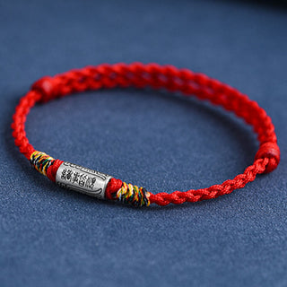 Buddha Gift Handcrafted 925 Sterling Silver Everything Goes Well Design Protection Strength Bracelet Anklet