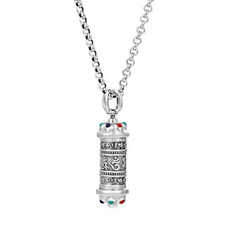 Buddha Gift Tibetan Om Mani Padme Hum Focus Necklace Pendant