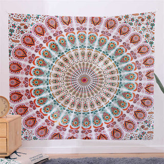 Bohemian Mandala Pattern Tapestry Wall Hanging Wall Art Focus Creativity Home Living Room Decor (Extra 30% Off | USE CODE: FS30)