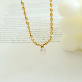 Buddha Gift Pearl Bead Peace Necklace Pendant