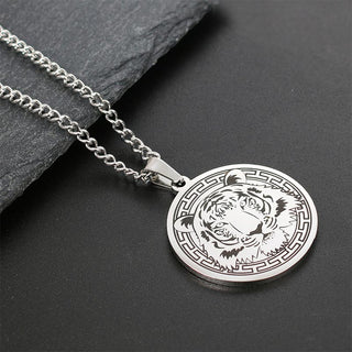 Animal Titanium Steel Chain Necklace Protection Pendant (Extra 30% Off | USE CODE: FS30)