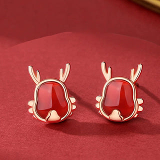 ❗❗❗A Flash Sale- Buddha Gift 925 Sterling Silver Year of the Dragon Natural Red Agate Dragon Attract Fortune Fu Character Strength Bracelet Necklace Pendant Earrings