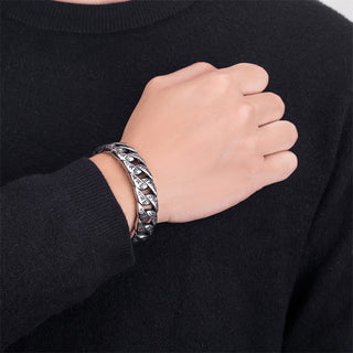 Buddha Gift Tibetan Om Mani Padme Hum Mantra Titanium Steel Peace Cuf Bangle Bracelet