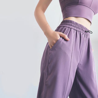 Buddha Gift High Waist Fitness Yoga Sports Jogger Track Pants With Pockets Sweatpants