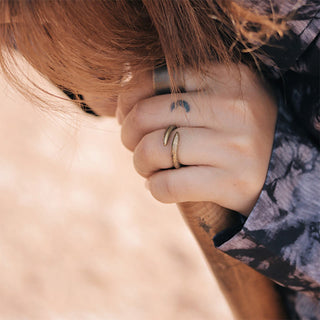 Buddha Gift Simple Design Copper Luck Adjustable Ring