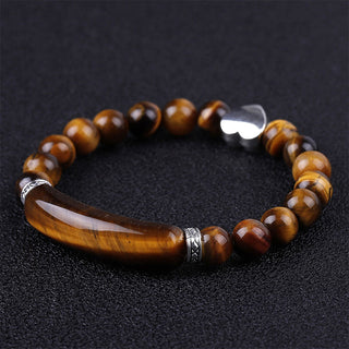 Buddha Gift Natural Crystal Beads Unisex Heart Bracelet